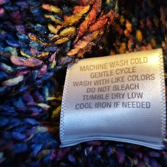 Dressbarn Asymmetrical Turtleneck Collared Sweater Size Med - Picture 5 of 9